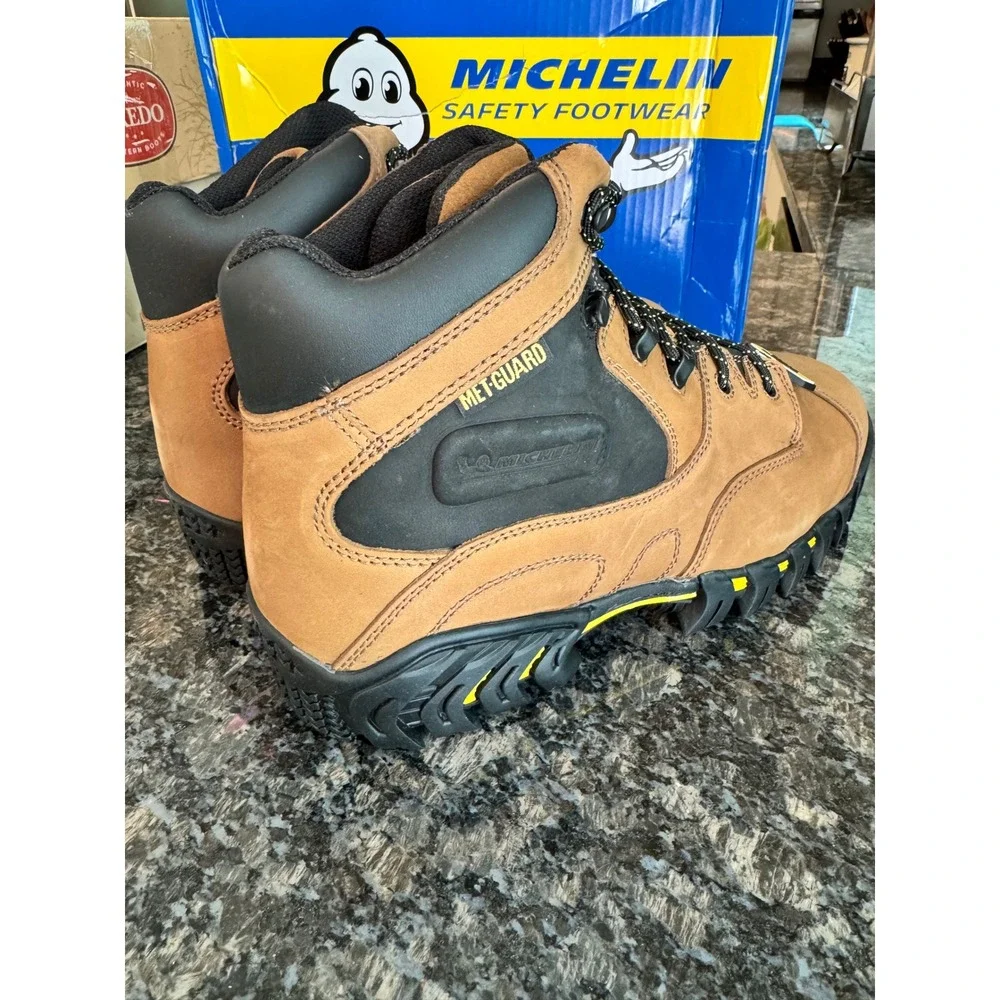 Caterpillar XPX763 Mens Brown Leather Steel Toe Work‎ Boots Size 13M ASTM Rated
